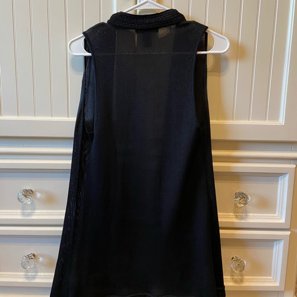 Sleeveless Black Cardigan - Picture 5 of 5